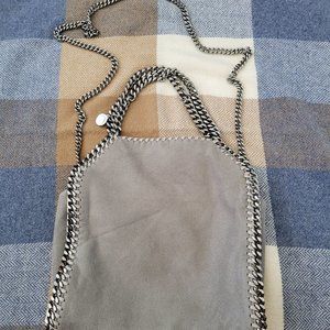 Stella McCartney Gray Falabella Mini Tote Bag Purse
